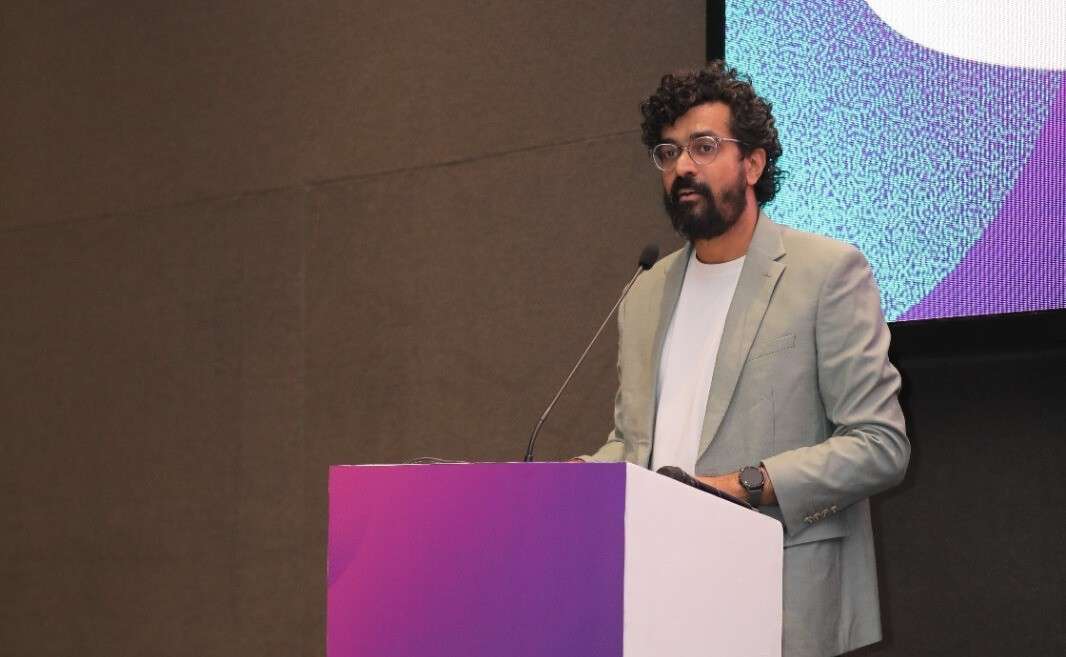 Azeem Banatwalla hosting a corporate event in Delhi Azeem Banatwalla hosting a corporate event in Delhi