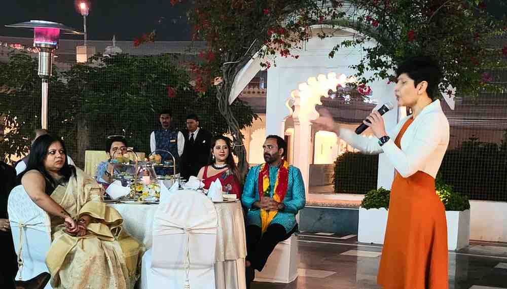 Neeti Palta performing at a corporate event in Udaipur Neeti Palta performing at a corporate event in Udaipur