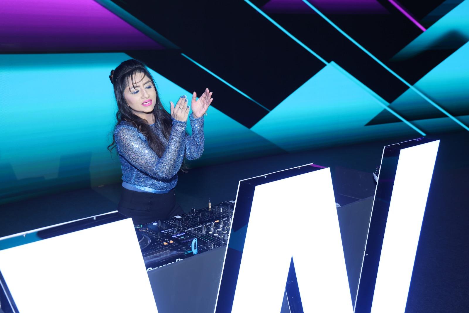 DJ Shireen performing at a corporate event in Mumbai DJ Shireen performing at a corporate event in Mumbai