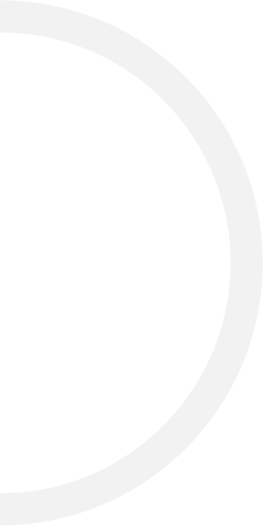 Half Circle in Black and White