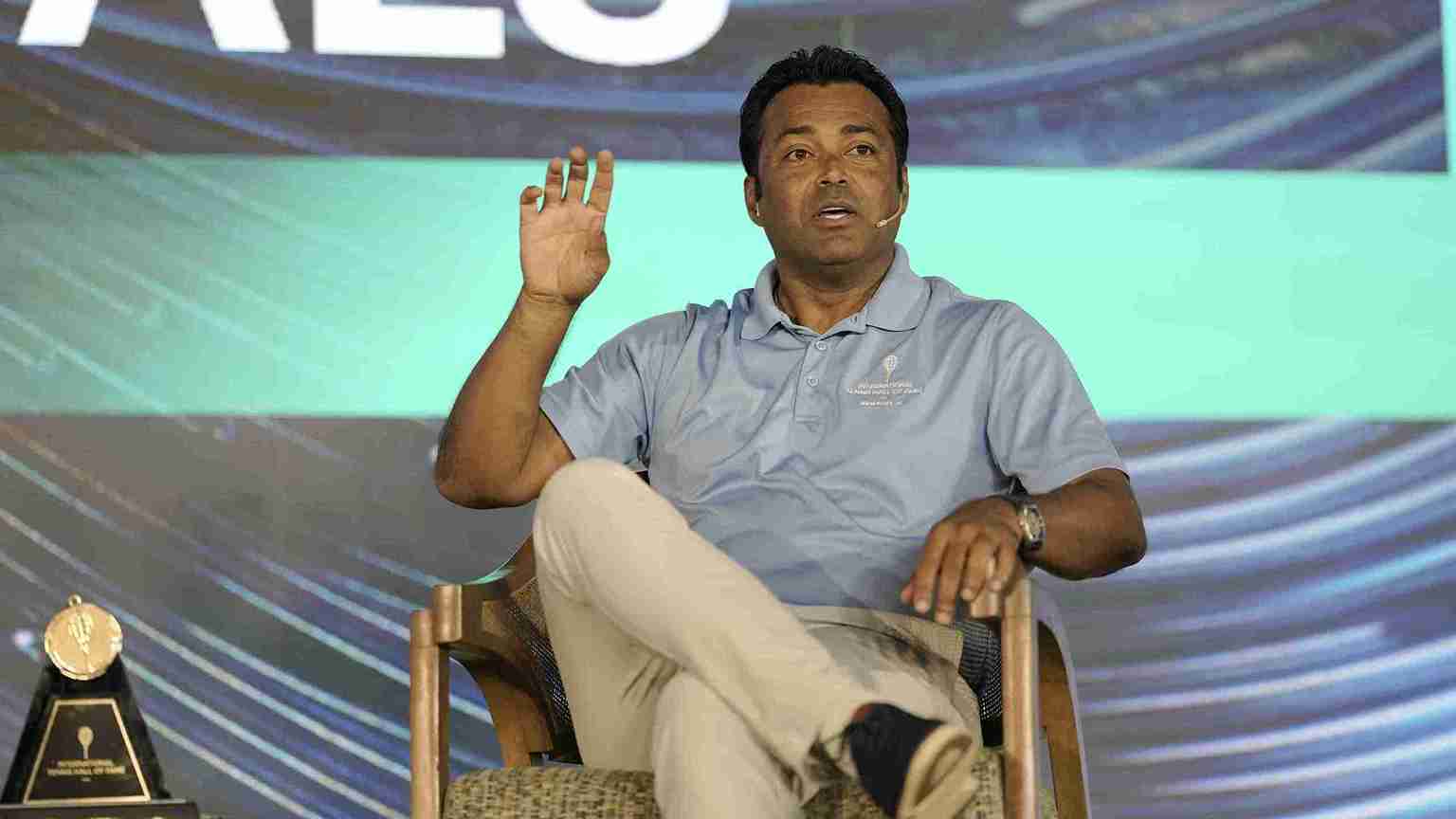 Leander Paes as a guest speaker at a corporate event in Goa Leander Paes as a guest speaker at a corporate event in Goa