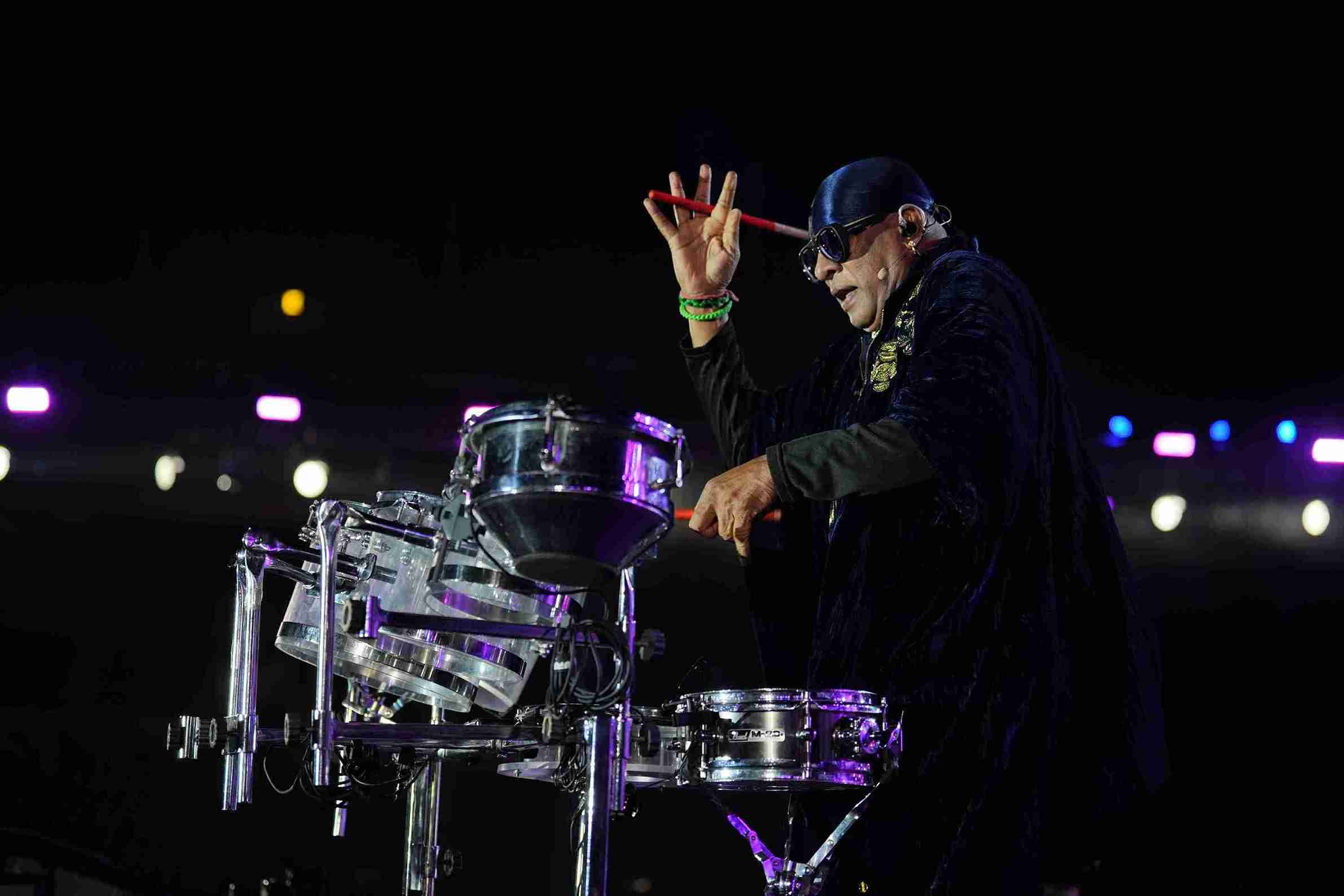 Sivamani performing at a corporate event in Chennai Sivamani performing at a corporate event in Chennai