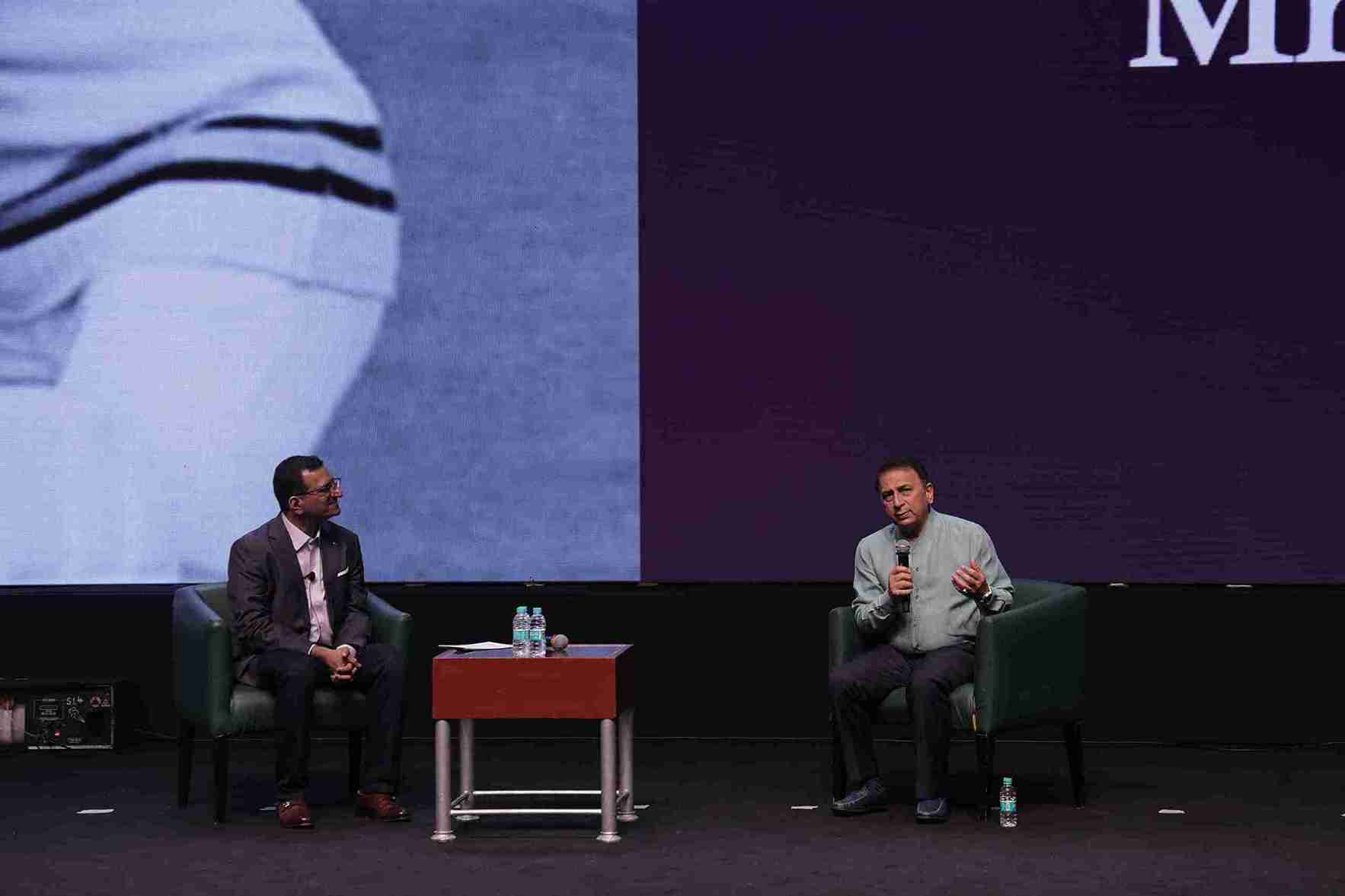 Sunil Gavaskar as a guest speaker at a corporate event in Hyderabad Sunil Gavaskar as a guest speaker at a corporate event in Hyderabad