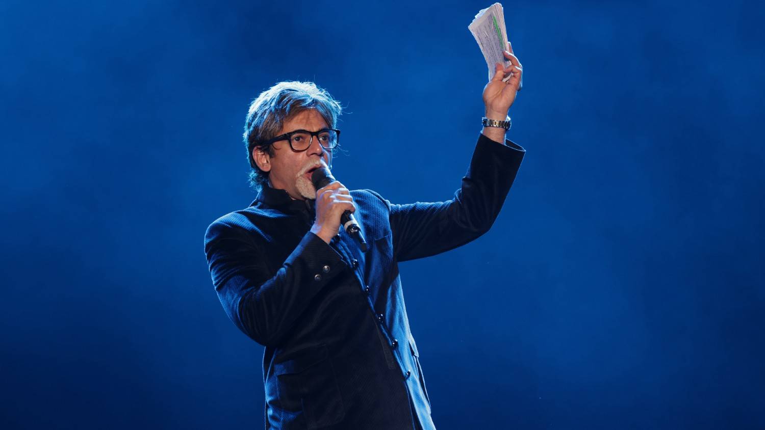 Sunil Grover performing at a corporate event in Pune Sunil Grover performing at a corporate event in Pune